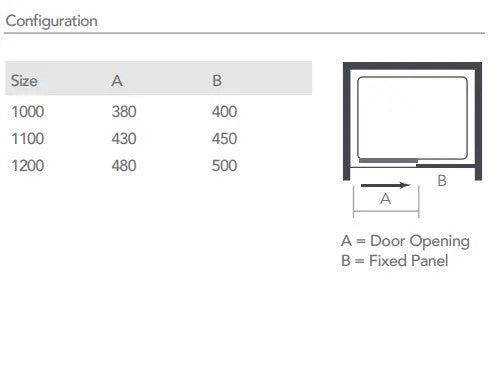 Merlyn Ionic Source Sliding Door