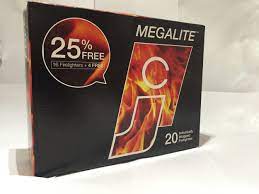 Megalite Wrapped Firelighter 20pk | CD16M