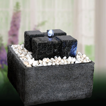 Natura Cube Stone Mini Fountain│NAT975691