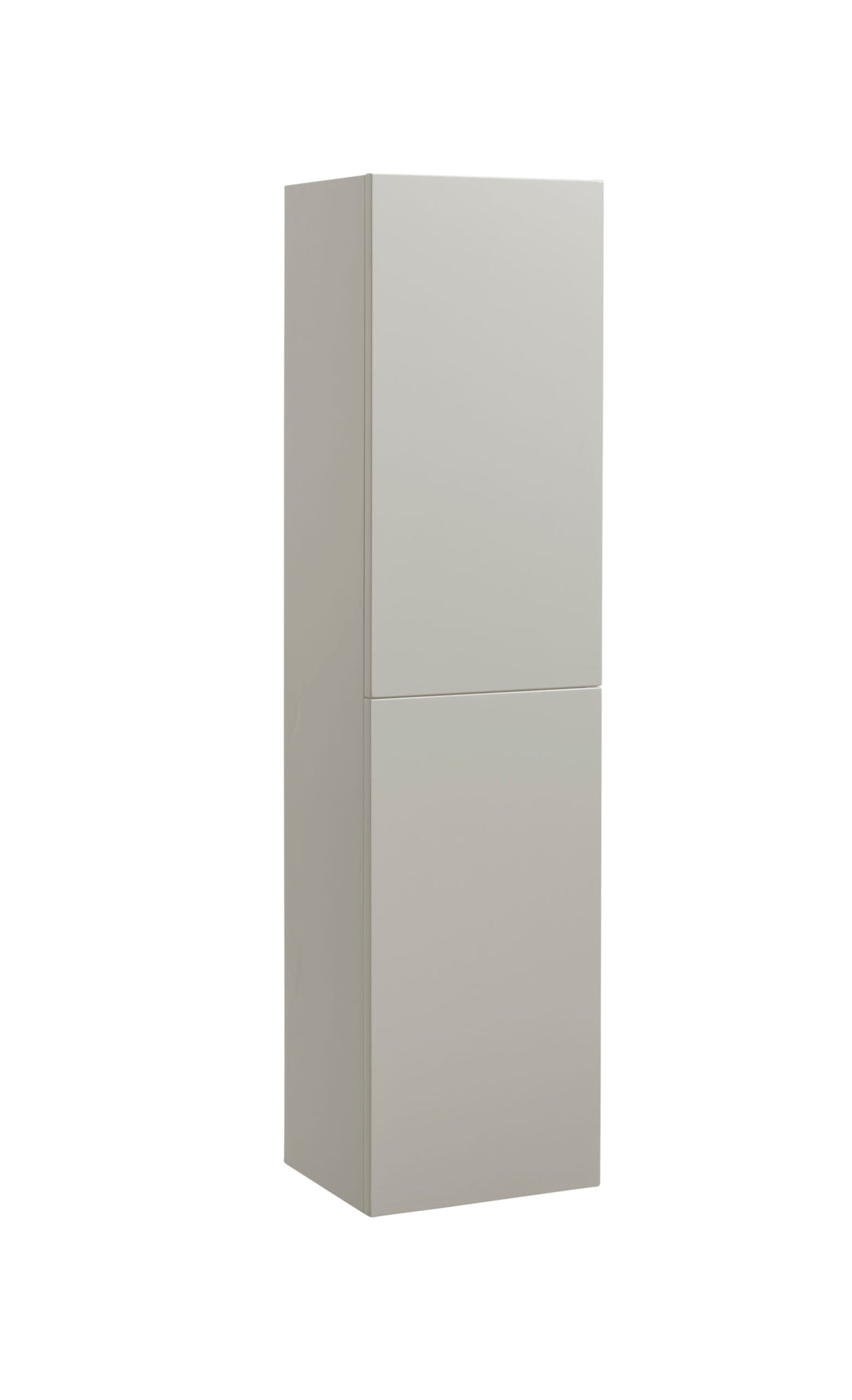 Gloss White Tall Boy Cabinet 2 Door Wall Column | TAVTACOLW