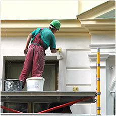 Premium exterior paints collection - weather-resistant paints from Zinsser, Dulux and Lowe brands available at Ganly's Ireland
