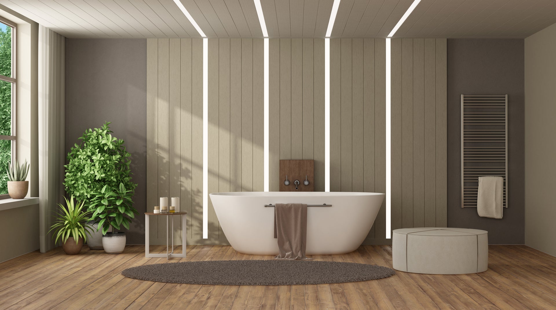Wall Paneling Bathrooms