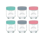 Kilner Set of 6 Kids Baby Food Jars 190ml