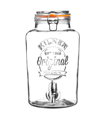 Kilner Clip Top Round Drinks Dispenser 5 Litre | 0025.405