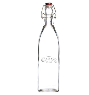 Kilner Clip Top Square Bottle 1 Litre | 0025.472