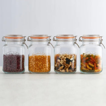 Kilner 1.5L Clip Top Square Jar | 0025.512