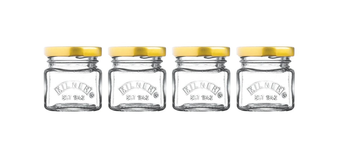 Kilner Set Of 4 Mini Jars 55ml | 0025.796