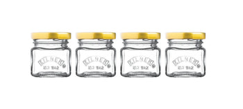 Kilner Set Of 4 Mini Jars 55ml | 0025.796