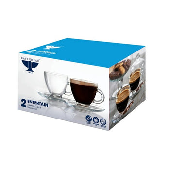 Entertain Espresso Cup & Saucer 8cl Set of 2 | 0041.603R