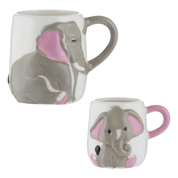 Price & Kensington Elephant Mugs 19.5cl Set of 2 | 0059.077R