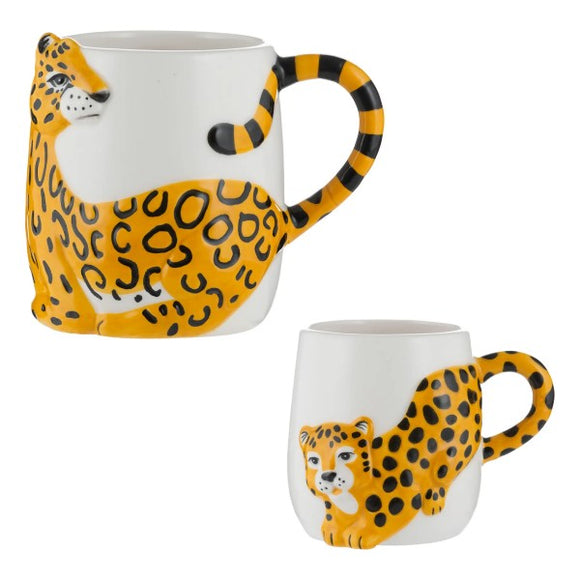 Price & Kensington Cheetah Mugs 19.5cl Set of 2 | 0059.078R