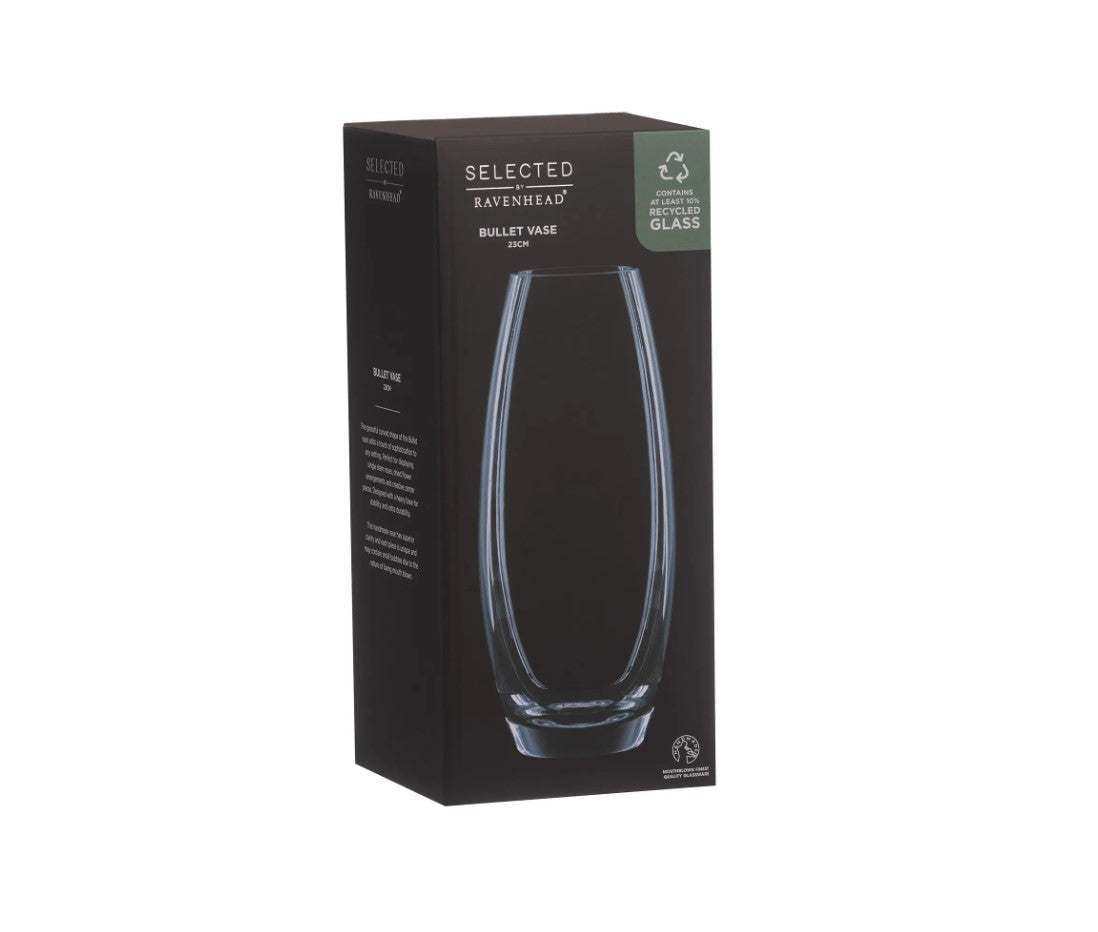 Ravenhead Bullet Vase 23cm Gift Boxed | 0167.263