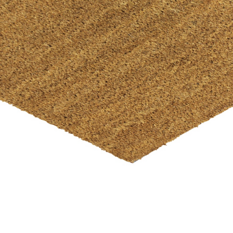 JVL Manor Plain Latex Coir Doormat 40x70cm - Natural | 02-242