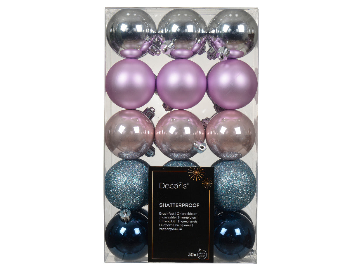 6cm Shatterproof Baubles | 021410