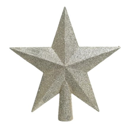 Shatterproof Glitter Tree Topper