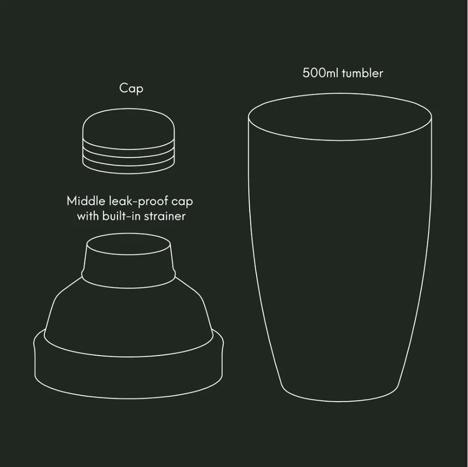 Viners Barware 500ml Silver Cocktail Shaker Giftbox | 0302.210