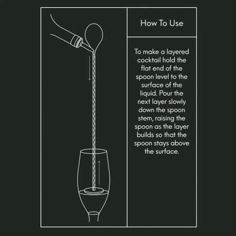 Viners Barware Cocktail Mixing Spoon | 0302.221