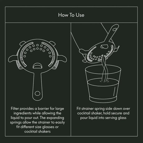 Viners Barware Cocktail Strainer | 0302.224