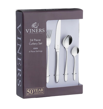 Viners Eden 18/10 24 Pce Cutlery Set Giftbox | 0302.576