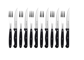 Viners Everyday 12pce Steak Knife & Fork Set Giftbox | 0305.109