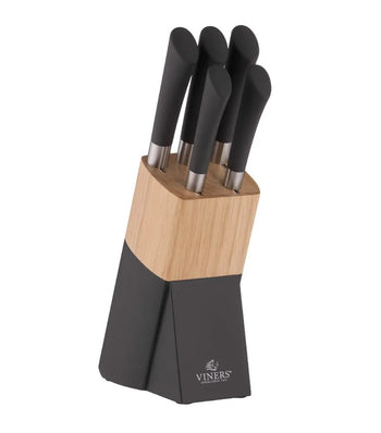 Viners Allure 6 Pce Knife Block Set Giftbox | 0305.261