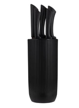 Viners Everyday Black Ripple 5pc Knife Block Giftbox | 0305.263