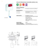 Schell WC Concealed Dual Flush Concealed Cistern | 03 073 00 99