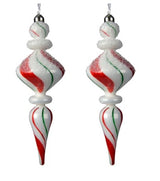 Sugar Stripes Glass Ornament | 062416