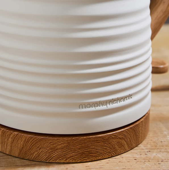 Morphy Richards Clay 1.7L White Jug Kettle - China Clay | 103102