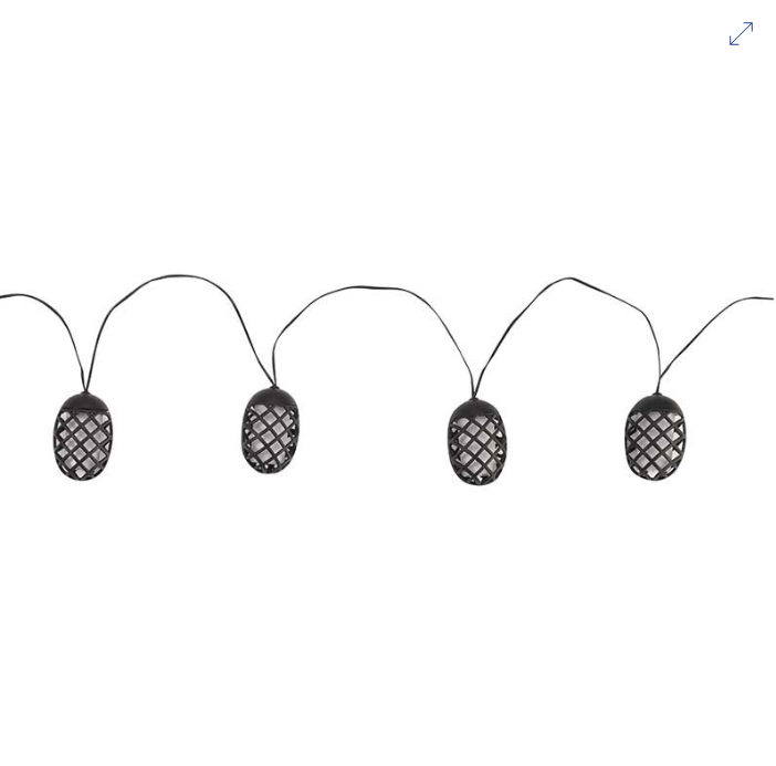 10 Flaming Solar String Lights - Set of 10 | 1060305