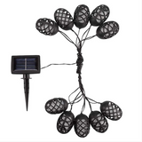 10 Flaming Solar String Lights - Set of 10 | 1060305