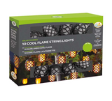 10 Flaming Solar String Lights - Set of 10 | 1060305
