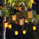 10 Flaming Solar String Lights - Set of 10 | 1060305