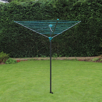 JVL 30M 3 Arm Rotary Airer - Slate Grey | 11-200