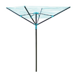 JVL 50M 4 Arm Rotary Airer - Slate Grey | 11-211