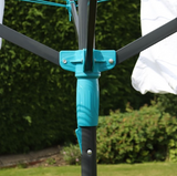 JVL 50M 4 Arm Rotary Airer - Slate Grey | 11-211