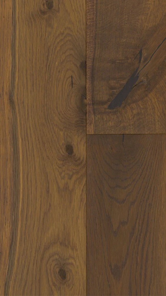 French Smoked Brushed Oak Engineered Flooring 190mm | 1131
