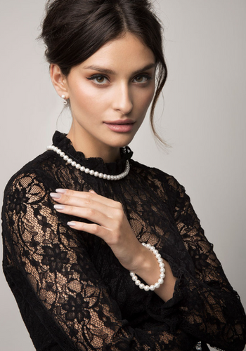 Tipperary Crystal Silver String Pearl Necklace | 117778