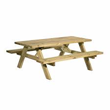 Combi 6 Seater Pressure Treated Pub Bench | 1196