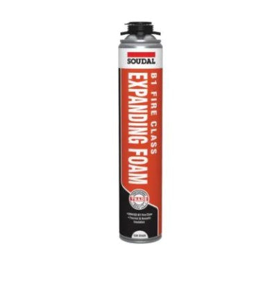 Soudal B1 Fire & Acoustic Expanding Foam - Gun Grade 750ml | 132730