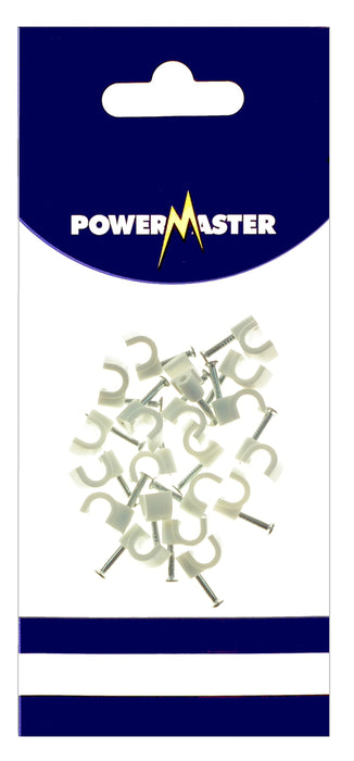 Powermaster 20 PCE 5mm Cable Clips | 1369-12