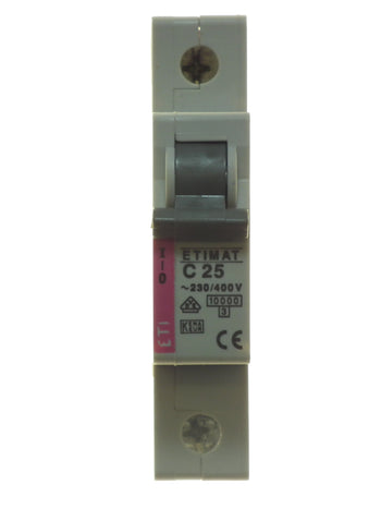 ETI 25 AMP Miniature Circuit Breaker Switch | 1382-08