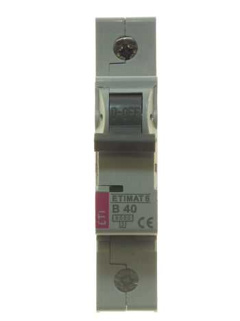ETI 40 AMP Miniature Circuit Breaker Switch | 1382-12