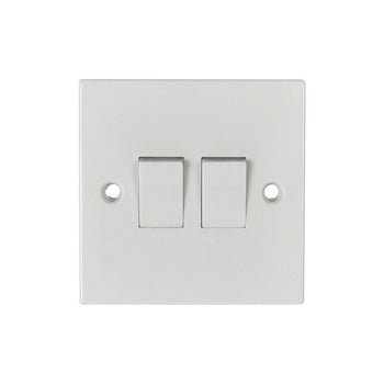 Powermaster 2 Gang 2 Way 6A Switch | 1384-12