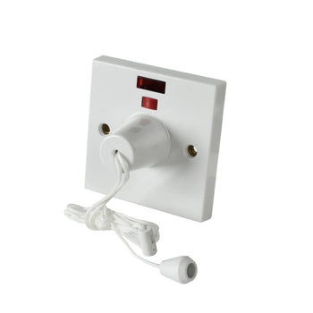 Powermaster 45 Amp Double Pullcord Switch with Neon | 1385-20