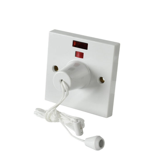 Powermaster 45 Amp Double Pullcord Switch with Neon | 1385-20