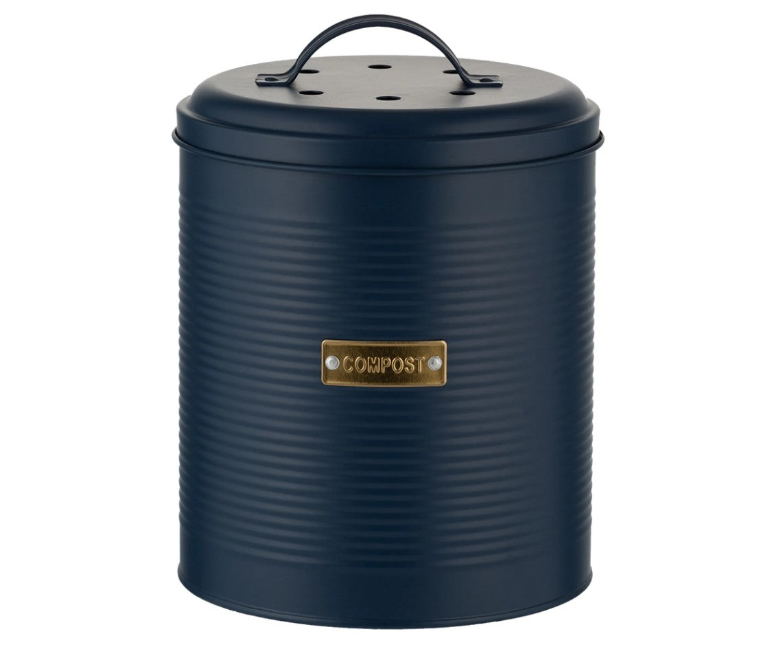 Typhoon Otto Compost Caddy Navy Gold | 1401.231