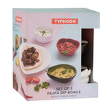 Typhoon World Foods Set Of 3 Fajita Dip Bowls | 1402.124