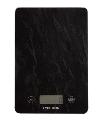 Typhoon Elements Black Slate Effect Digital Scales | 1402.132