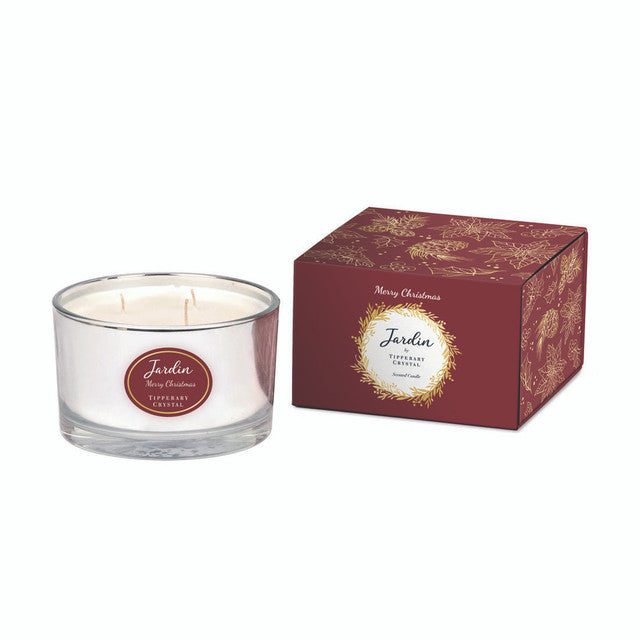 Jardin Collection 3 Wick Candle - Merry Christmas | 145535